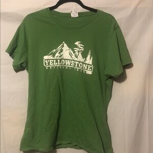 Port and Company Green Yellowstone Tee